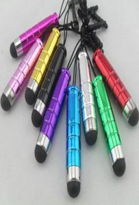 1000pcslot Mini Stylus Touch Screen Pen com plugue antipoeira para tela capacitiva de telefone e tablet PC para smartphone universal943471488733