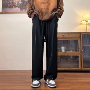 Мужские джинсы Висячие брюки в стиле вестерн Весна и осень Свободные прямые брюки с широкими штанинами в пол Американский британский япи