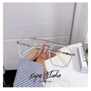 Projektant CH Cross Glasses Rame Chromy Brand Okulary przeciwsłoneczne dla mężczyzn Style Style Styl