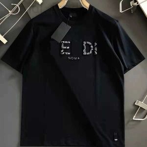 Fashion t Shirts Mens Women Designers T-shirts Tees Apparel Tops Man Casual Chest Letter Shirt for Men Luxurys Clothing Street Shorts Sleeve Clothes Ff Tshirts S-5xl