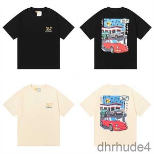 米国でGallがデザインしたスモールカップルTシャツメンズGD Tは、高品質のコットンスリーブトップカジュアルルーズフィットティーサイズS-XL YY AVQS 7S6Xを印刷しました