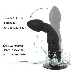 Vibrators GUIMI USB Realistic Dildos Vibrator For Men Silicone Butt Plug Penis Anal Vibrator With Suction Male Erotic Toys Sex Products