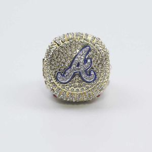 Anéis de banda 2021 Atlanta Warrior MLB Championship Ring Design magnético flip