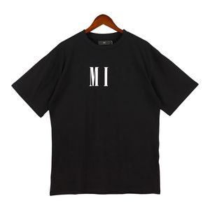 najlepsze designerskie koszulka męska T-shirt moda luźne topy swobodne fluorescencyjne kolory litery ozdobioną letnią modę