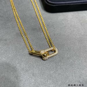 Luxury Pendant Necklace Hardware Designer S925 Sterling Silver Crystal Bucket Lockets Charm Short Chain Choker For Women Jewelry3002