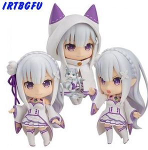 Emilia Q Version Re zero life In A Different World Anime Action Figure Collectible Model Figures Toys Kids Gift toys for girls T204913954