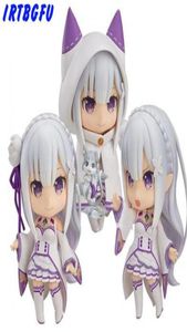 Emilia Q Version Re zero life In A Different World Anime Action Figure Collectible Model Figures Toys Kids Gift toys for girls T204811429