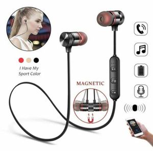 M5 Bluetooth Kulak Boyun Boyun Bankası Manyetik Kablosuz Kulaklık Stereo Kulakbuds Mikal Metal Kulaklıklar MIBLIE telefonları için MIC'li 3261653