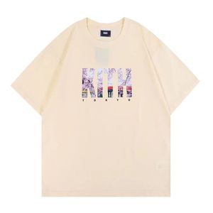 Kith Mens T Shirt Designer Shirt Men Shirt Tees Summer Casual Pure Cotton Sweat Absorbing Short Sleeved Street Fashion Unisex Clothing