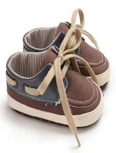 Första vandrare småbarn baby pojke skor spädbarn barn flickor tossor barn sneakers mjuk sula crib prewalker 018m5160125