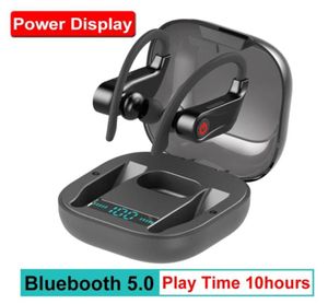 Power Hbq Pro Tws Kablosuz Kulaklıklar Bluetooth 50 Kulak Bahçesi Stereo Spor Kulaklıkları 950mAH Kasa Su Geçirmez Kulak Kanca Kulaklıkları Q625303540022