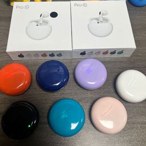 Air Pro 6 TWS Kablosuz Kulaklıklar Kulaklık Bluetooth uyumlu 5.0 Su Geçirmez Kulaklıklı Toptan Sohbet Me ile iPhone Pro6