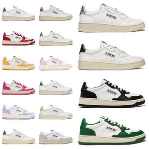 2024 Designer Autrys Action Casual Chaussures Autries Plate-forme Baskets High Gris Golden High Panda Blanc Rouge Or Bleu Sliver Lows Mocassins En Plein Air Femmes Hommes Formateurs