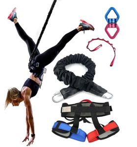 Fivepiece terno aéreo bungee dança banda treino de fitness antigravidade yoga resistência trainer resistência banda treinamento kit4323327