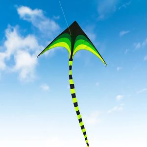 YongJian Large Delta Kite for Kids Adults Easy to Fly Huge Come with 6m Tail Outdoor Toy 231228