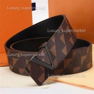 Men's designer belt for women's leather jeans smooth L buckle casual belt With gift box 2022 belts strap253g