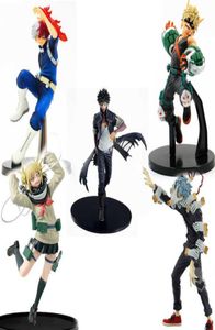 アニメ私のヒーローアカデミアフィギュアは私の体を横切るhimiko toga gumsurine todorokiなのでアクションフィギュアバクゴウkatsuki pvcモデルToys 2107198023248