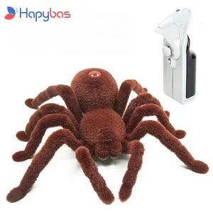 Halloween Simulation Remote Control 11" 2CH Infrared Realistic RC Spider Toy Prank Gift 231229