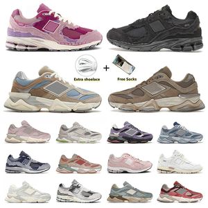 2024 Ny ankomst 9060 2002R Designerskor på Cloud Sea Salt Blue Haze Bricks Wood Cherry Blossom Pink Mushroom Jjjjound Joe Freshgoods Inside Sneakers Trainers