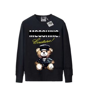 Moletons Masculinos Moschino para Perfeito Oversized Outono Mulheres Designers Hoodys Suéter Esportes Redondo Pescoço Manga Longa 3 Gi1u 557 583