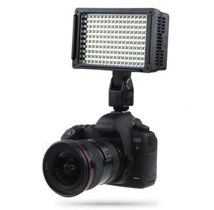 Lightdow Pro Lampada per videocamera con luce video a 160 LED ad alta potenza con tre filtri 5600K per fotocamere DV Cannon Nikon Olympus LD9697956