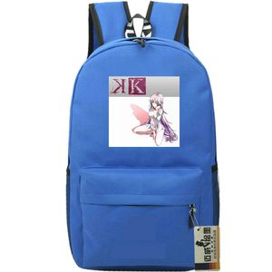 Neko mochila k rei pacote de dia o gato montanha saco de escola dos desenhos animados impressão mochila esporte mochila ao ar livre