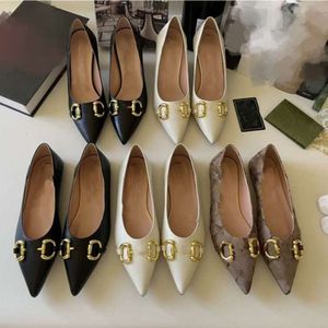 2024 NEW designer women party wedding dress shoes Kitten Heels Sandal pumps spring Summer office lady Designer Shoes Pointed Toes casual stilettos