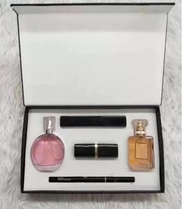 أعلى 5 في 1 مكياج هدايا مجموعة العطور التجميل مجموعة ماسكارا كحل شفاه الشفاه parfum kit1175959