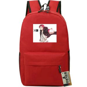 Backpack Suoh Mikoto K King Day Pack Stand nella borsa della scuola selvaggia Cartoon Stampa di zaino Sport Sport School Outdoor Daypack