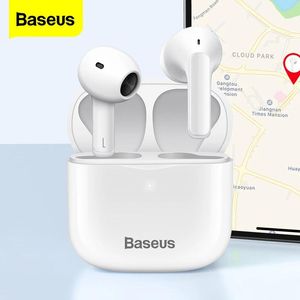 Słuchawki Baseus E3 TWS bezprzewodowe słuchawki Bluetooth 5.0 Zestaw słuchawkowy słuchawek Prawdziwe słuchawki bezprzewodowe dla iPhone'a 12 Pro Max Handsfree Ear