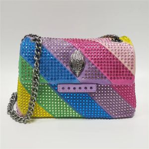 Kurt Geiger Heart Shaped Handbag Designer Luxury Multi-Color Mix and Match Crossbody Bagファッションワンショルダーバッグ財布メッセンジャーバッグ通勤バッグ231114