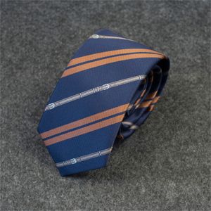 H2023 NYA MEN BILDER Fashion Silk Tie 100% Designer Slitte Jacquard Classic Woven Handmade slips för män Bröllop Casual and Business Slips med original Box 6Hh91