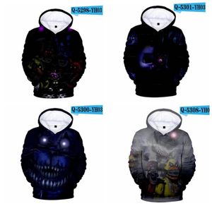 Frühling 3D-Druck Five Nights at Freddys Sweatshirt für Jungen, Schul-Hoodie für Jungen, FNAF-Kostüm für Teenager, Jacke, Kleidung 1989812