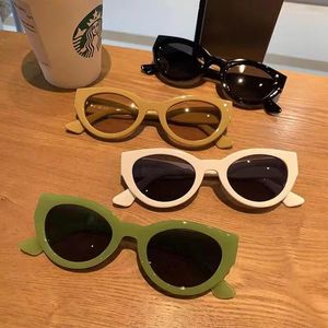 Sunglasses Cute Sexy Retro Cat Eye Woman Small Frame Black Gradient Ladies Sun Glasses Vintage Brand Designer