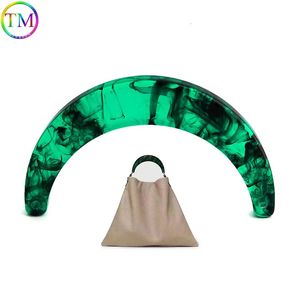 Resin Handle Purse plastic Bag Handles Amber Bags Handles For Women Handbags Tote Purse Frame Replacement Bags Accessories 231228