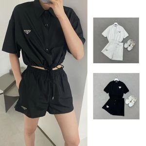 Womens Tracksuits Designer Suit 2024 Fashion Spring Summer Casual Long-sleeved Hoodie Shorts Two-piece Set