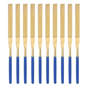 10pcs 5x180mm Diamond Needle File Set Flat Files Coated Tools Ceramic Crafts DIY Wood Rasp for Glass Metal 231228