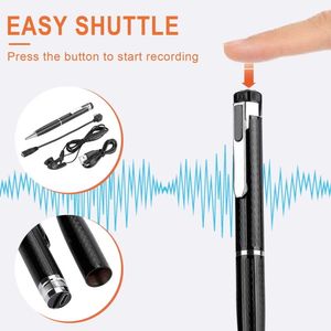 Digital Pen - Voice Activated Recorder for Lectures Meetings Classes Audio Recording Device Portable USB MP3 Playback