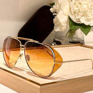 Tom Sunglasses Ford Designer Men Eyeglasses Electroplated Metal Frame TF900 Inner Blue Film Lens Style Business Style Sunglass for Women Original Box