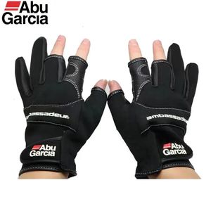 Inverno neoprene luvas de pesca anti-deslizamento luvas de pesca com mosca manter quente esportes ao ar livre caminhadas luvas de condução ferramenta de pesca 231228