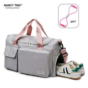 Gym Bag Waterproof Travel Independent Shoe Warehouse Light and Easy Fold Up Outdoor Storage Multicolor Casual Shopping 231228