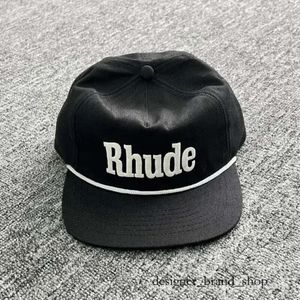 Rhude Caps Tide Brand American Truck Hat Men Women Women Style Flat Brim Baseball Cap Autumn Winter 996