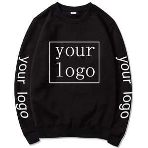 Custom Printing Pullover Harajuku Men/Women DIY Your Like Po Crewneck Sweatshirts Fashion Customized Wholesale Clothing 231229