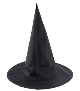Trajes de Halloween Chapéu de Bruxa Masquerade Wizard Black Spire Hat Witch Costume Acessório Cosplay Party Fancy Dress Decor JK1909XB8058545