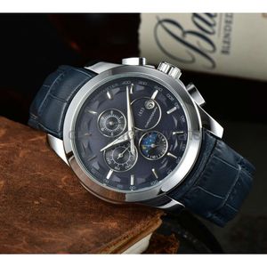 high quality Tisso WristWatches for Men New Mens Watches Six needles Automatic mechanical Watch 1853 Top Luxury Brand leather Strap Men Fashion moon Phase aaa watch