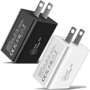 EU US ACホームトラベルファーストクイック充電20W USB C PD充電器プラグ用iPhone SAMSUNG GALAXY S20 S23 S24 XIAOMI HUAWEI HTC ANDROID電話PC