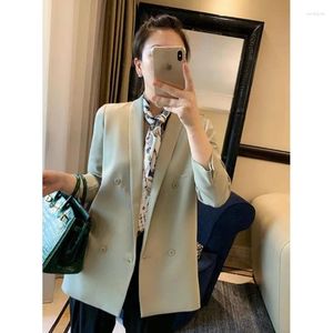 Women's Jackets The 2023 Large PAI Feeling Fabric Can Be Called A Wanger's Double Breasted Suit Jacket For Women