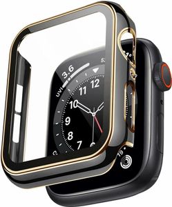 Pokrywa dla obudowy zegarka 45 mm 41 mm PC zderzak hartowany szkło dla zegarka Iwatch Series 7 Case5227387