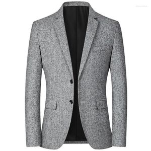 Ternos masculinos leves blazers primavera fino casual terno jaqueta único breasted casaco saco hombre blazer para homem FS-220