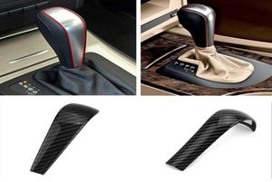 Auto Styling Innen ABS Kunststoff Schalthebel Abdeckung Dekoration Aufkleber Fit Für BMW 1 3 5 serie X5 Z4 E90 e92 E93 E60 E48 E81 E82 E87832507